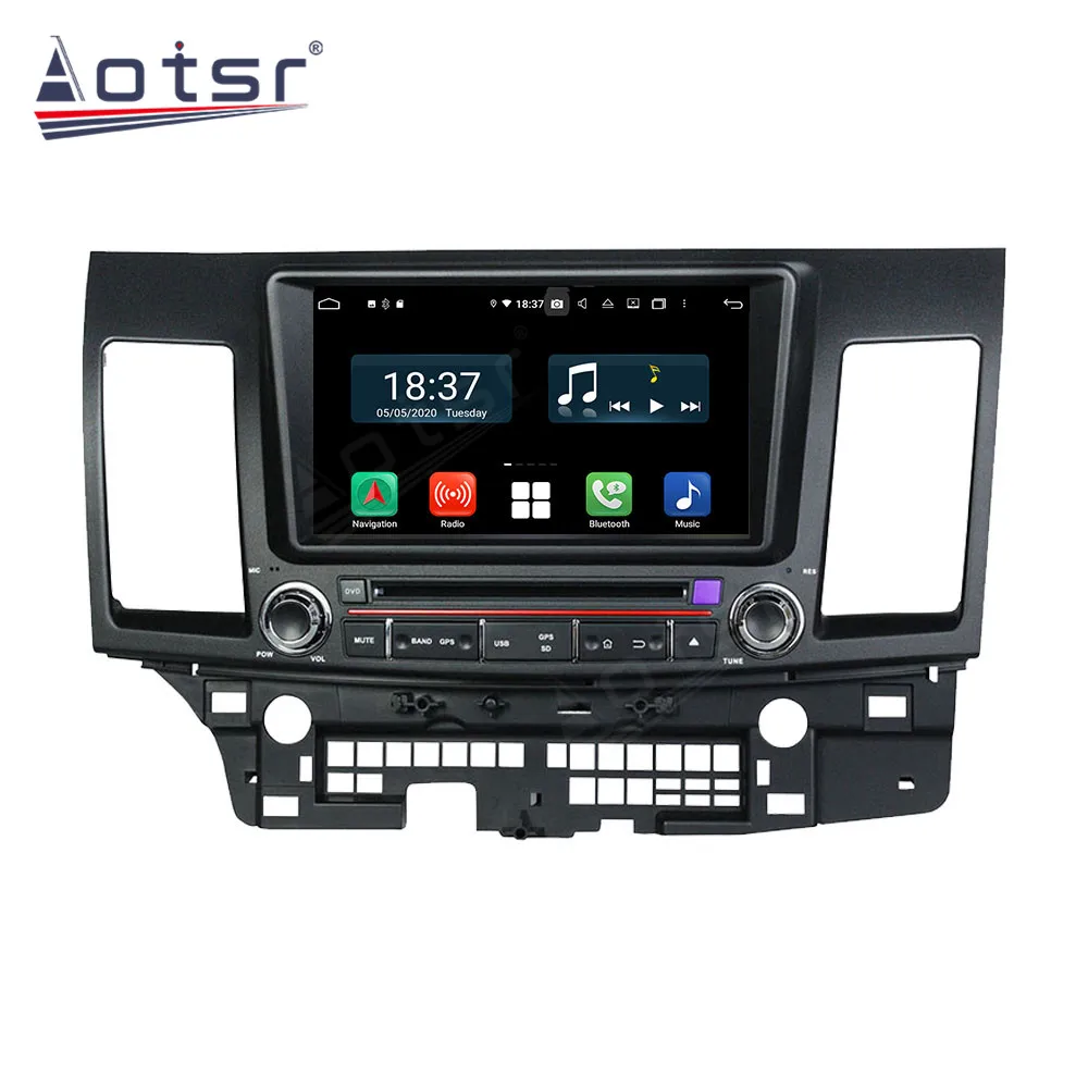 For Mitsubishi Lancer 2007 - 2013 Car Radio Android Auto GPS Tracker Multimedia Player Carplay IPS Screen PX6 AutoRadio