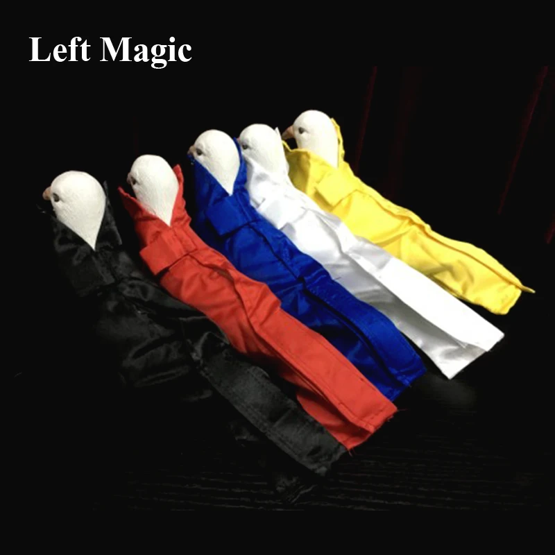 1PC J.H. One-Hand Dove Bag - Right Hand (Yellow/Black/White/Blue) - Magic Tricks Magic Accessories Illusions Stage Fun Gimmick