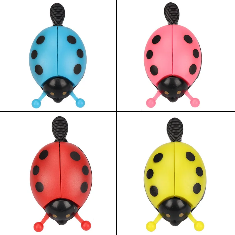 Bicycle Bell Cartoon Beetle Ladybug Cycling Bell for Lovely Kids Bike Ride Horn Alarm Bicycle Accessories