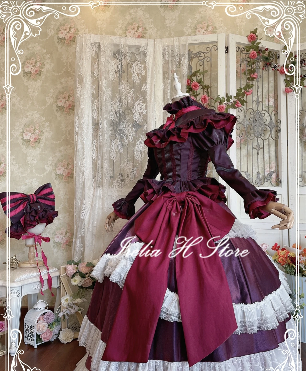 Irelia H Store Overlord Cosplay shalltear bloodfallen Cosplay Costume Party Dresses Female High Quality Custom made/size image 5