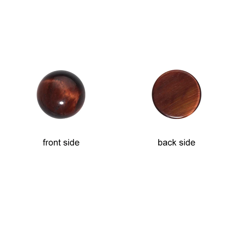 5-10pcs/Lot Glass Red Tiger Eye Shape Cabochon Cameo 4-25mm Round Loose Beads For Jewelry Making Bracelet Necklace