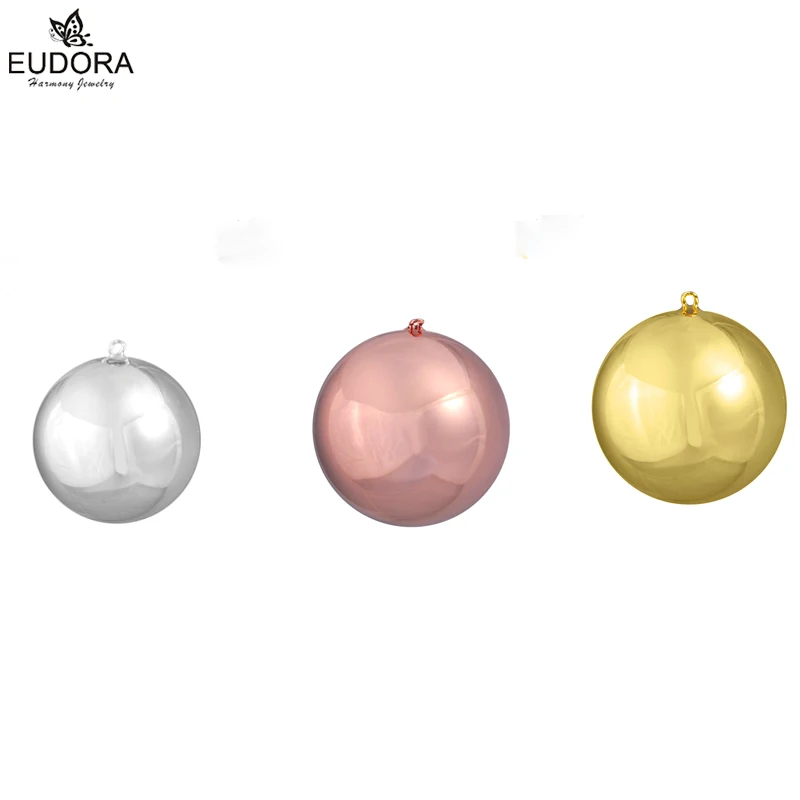 Eudora Harmony Ball Mexican Bola Jewelry 5piece 18mm/20mm Copper Metal Chime Ball Pendant Angle Caller Baby Bola Pendants Gift