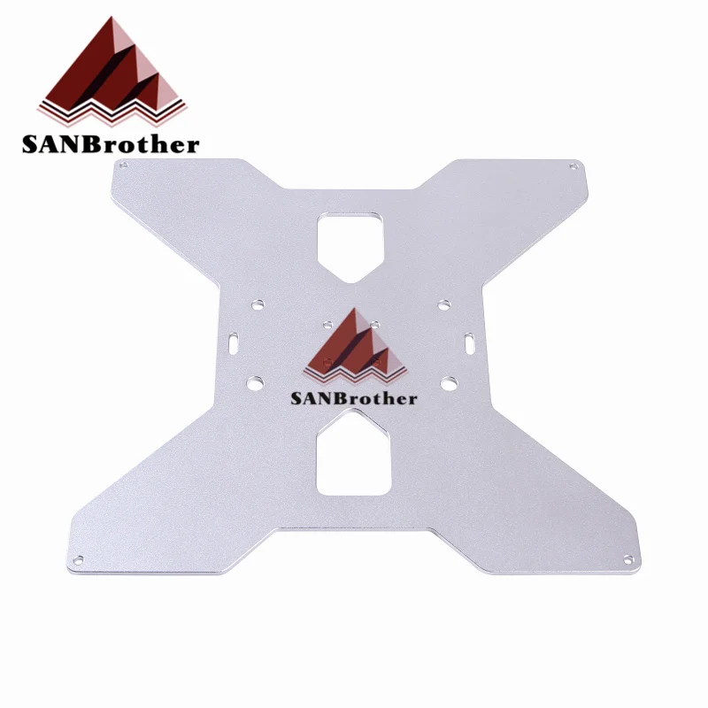 

Tarantula aluminum Y Carriage heated support Plate black silver Anodized for HE3D / Tarantula 3D Printer