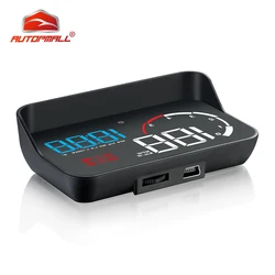 Newest Hud Car Obd2 Computer Head Up Display Obd Hud Digital Speedometer Windshield Projector ObdII Rpm Fatigue Driving Km/H Mph