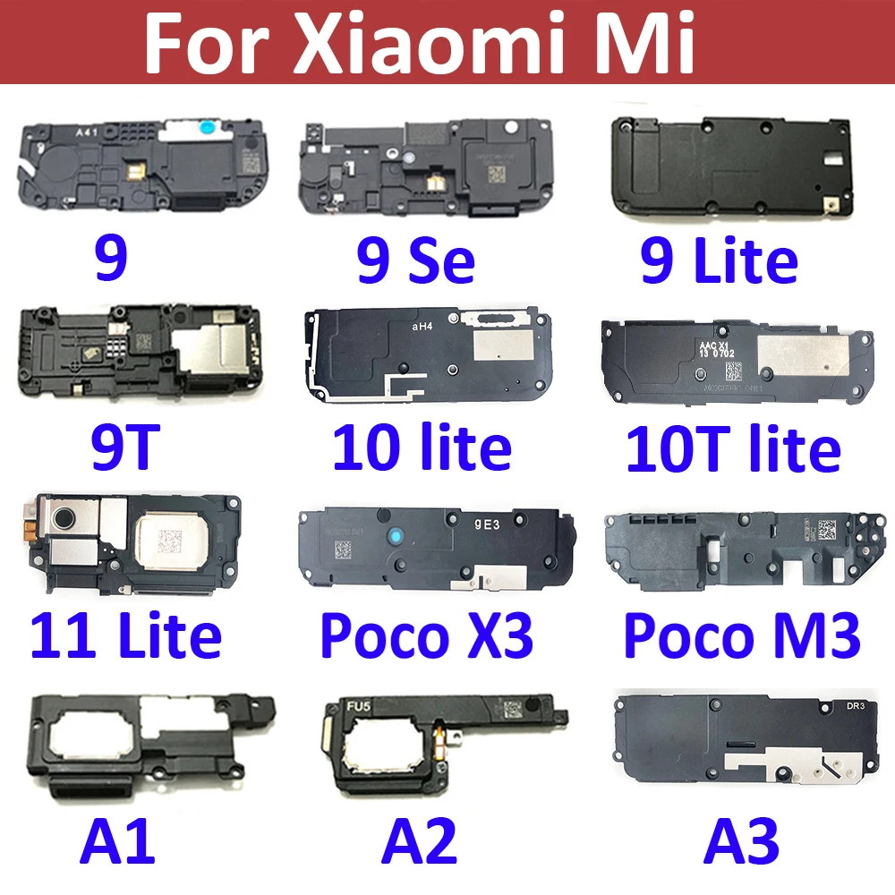 New For Xiaomi Mi 8 9 9T 10 10T 11 11T 12 Lite Se Pro Loud Speaker Buzzer Ringer Loudspeaker Flex Cable