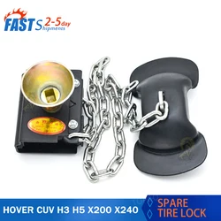 Spare tire lock Spare tire chain fit for  Great Wall hover cuv H3 H5 X200 X240 car accessories
