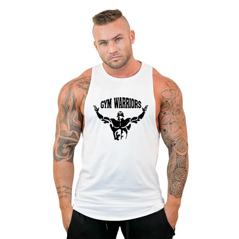 New Men Tank Tops Bodybuilding Stringer Fitness Singlets Gyms Clothing Mens Sleeveless Shirt Vest debardeur homme ropa de hombre