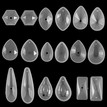 9-Stil mit Loch-Anhänger, Kristall-Silikonform, DIY Epoxidharz, Halskette, Anhänger, Form für Handwerk, Schmuckherstellung, Zubehör
