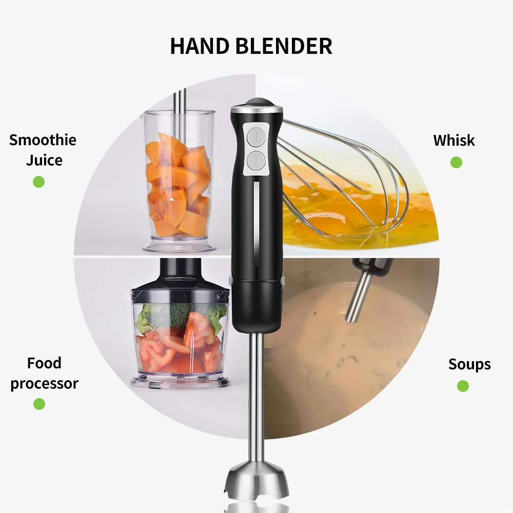 saengQ Electric Blender Mixer High Power Food Processor Mixer Kitchen Ice Juicer Crushing Vegetable Fruit Stirring Meat Grinder