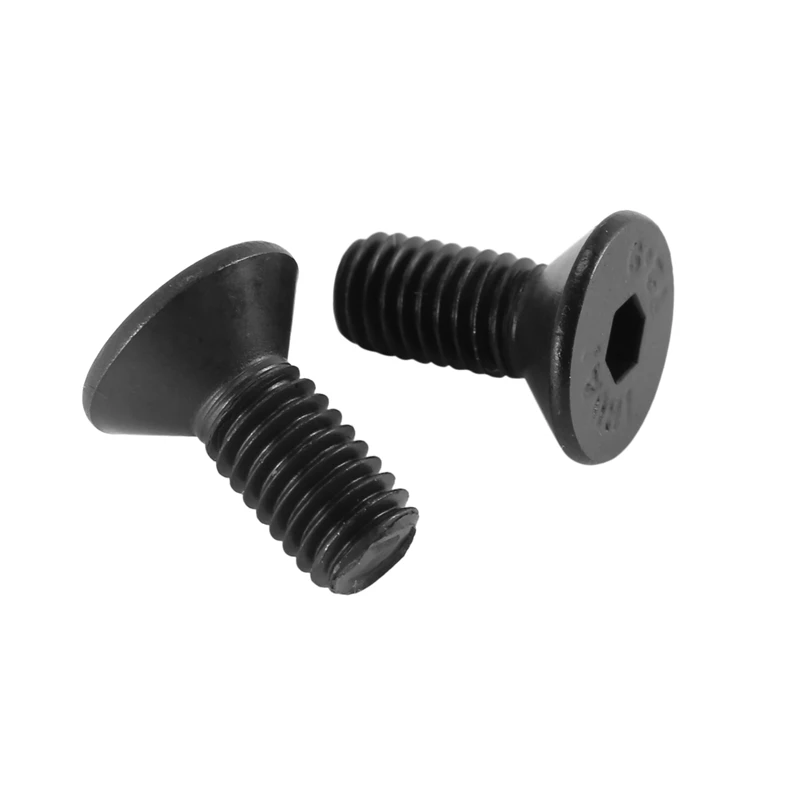 8Pcs MTB Bike Lock Shoe Cleat Mounting Screw for Shimano SPD Self-Locking Pedal Lock Steel Black