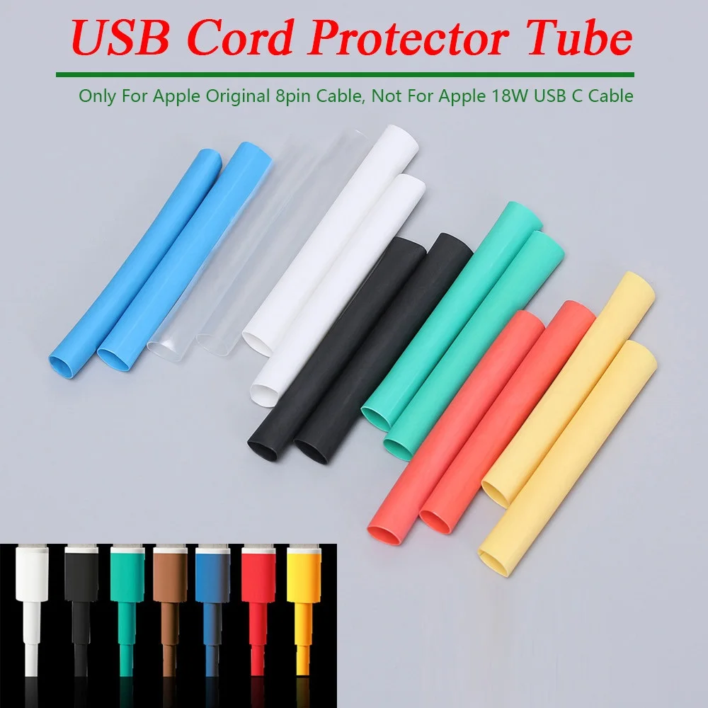 14pcs Protector Tube Saver Cover Wire Organizer Winder Cord Sleeve Repair Tools For iPhone Android Charger Cable Digital Cables