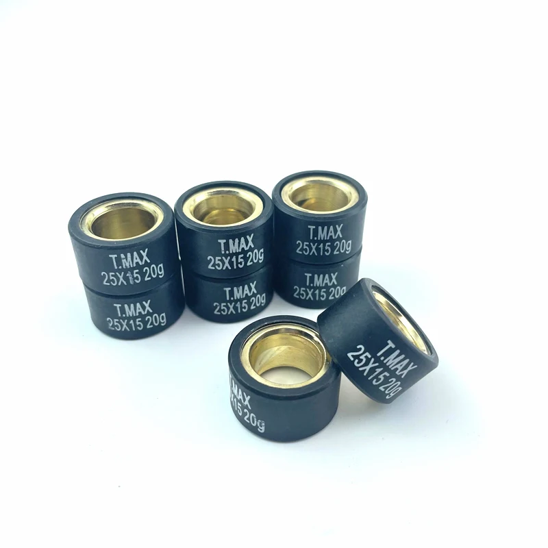 25*15 мм 20g мотоциклетный скутер, вариаторы, ролики для Yamaha TMAX500 TMAX530 T-MAX530 XP530 TMAX T-MAX500 530, бусины сцепления