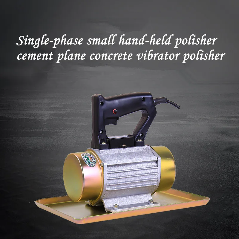 Single-phase small hand-held polisher cement plane concrete vibrator flat-plate polisher