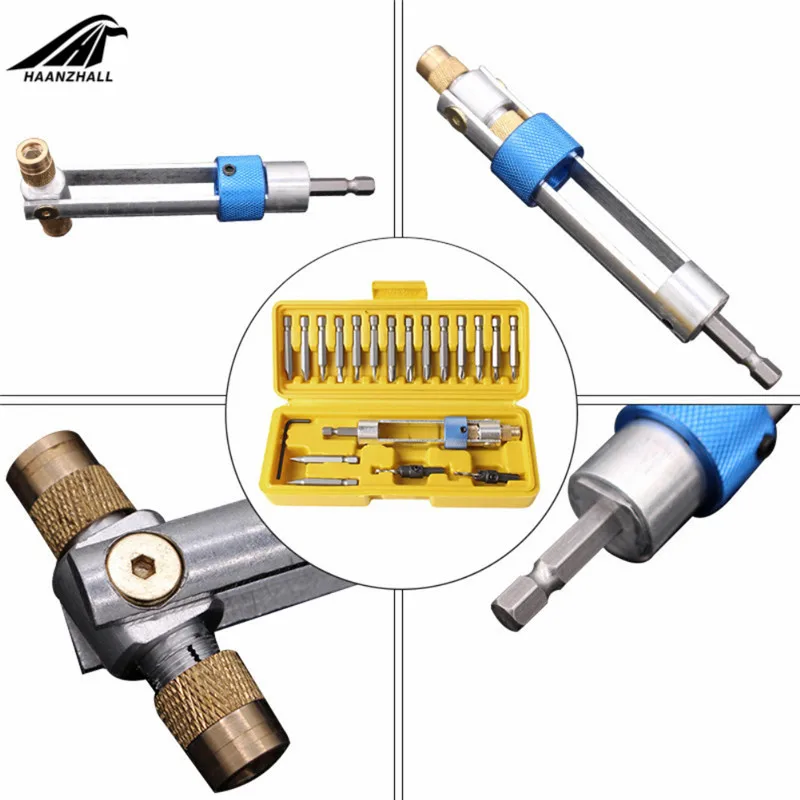 20PCS Swap Bohrer Halbe Zeit Bohrer Fahrer Swivel Kopf Schnelle-Ändern Fahren Reparatur Werkzeuge Set