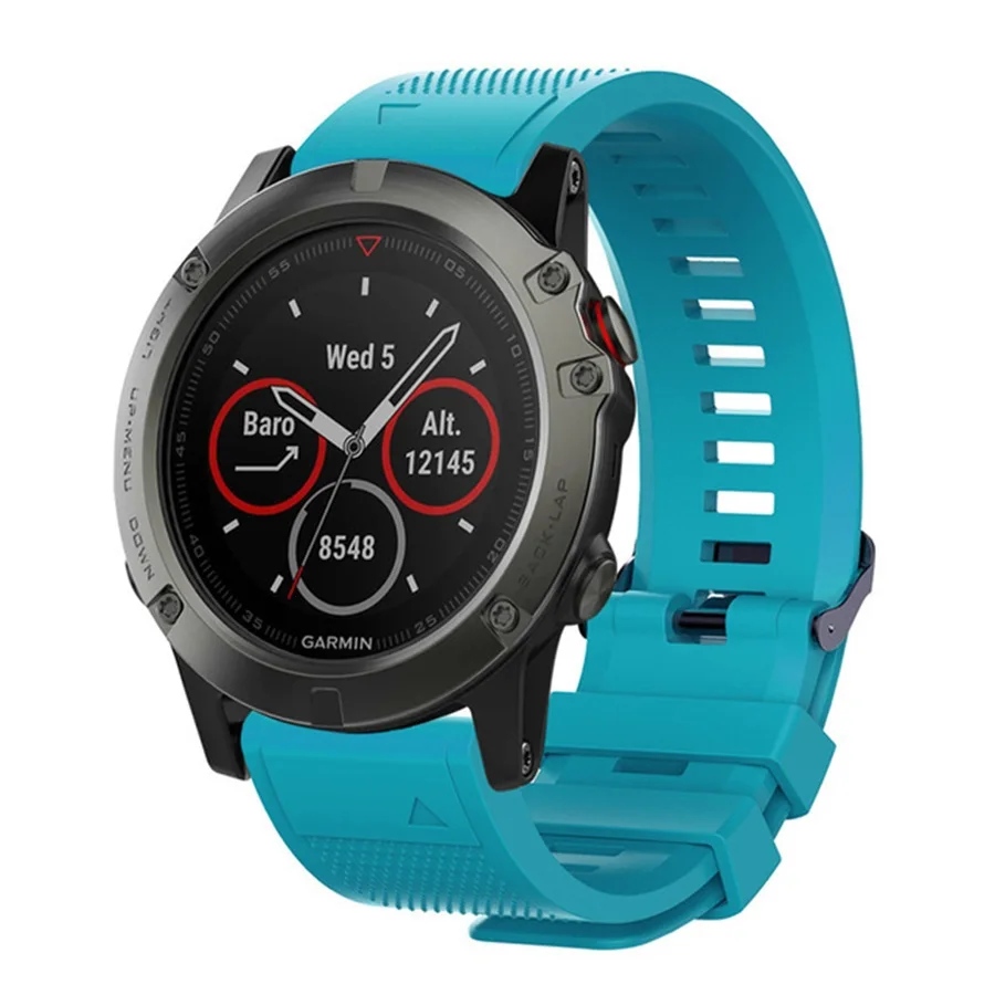 Liberação rápida cinta pulseira para garmin fenix 5 5S 5x plus 6 6s 6x pro silicone bandas pulseira de relógio para garmin forerunner 935 945