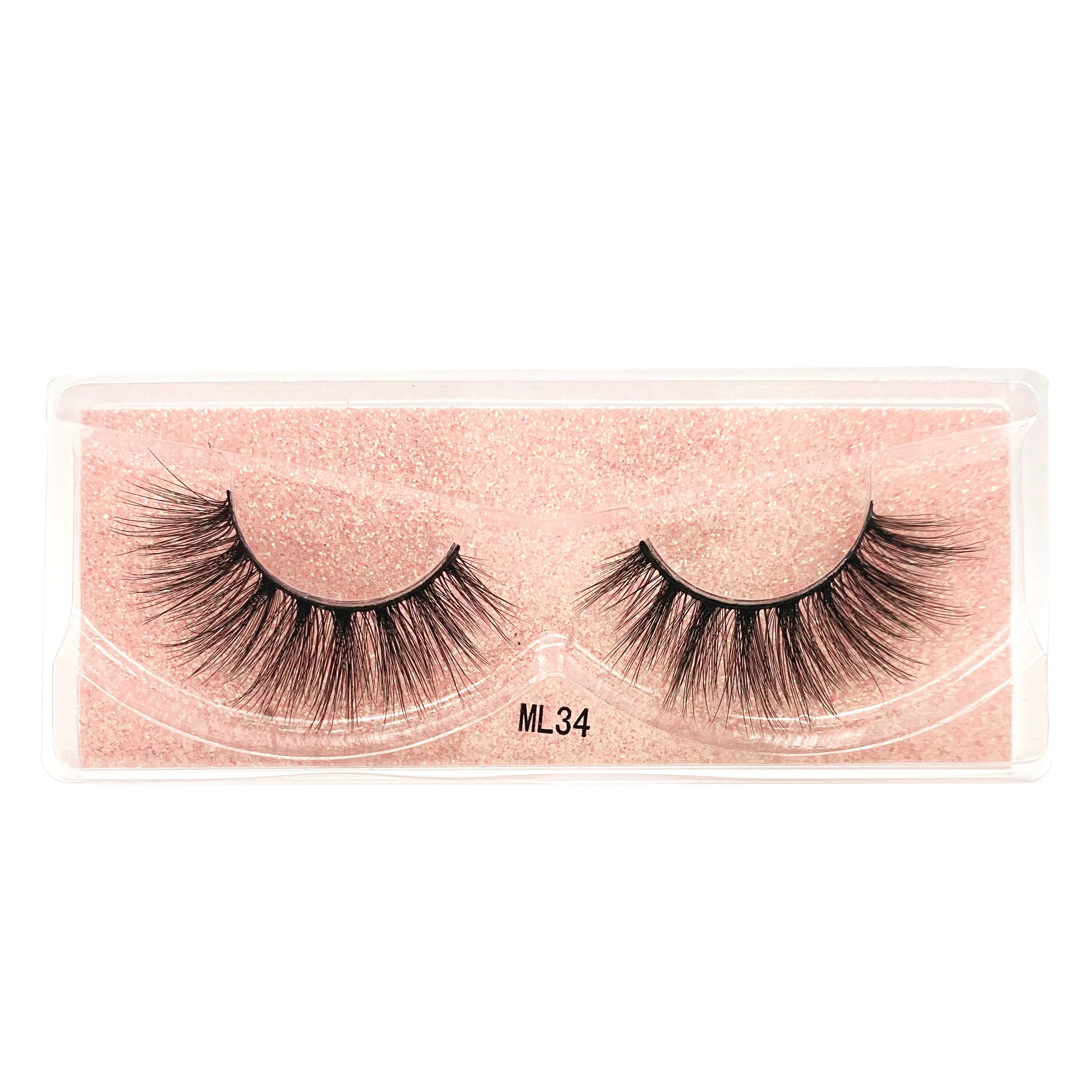 1 Pair Mink Lashes Faux Eyelashes Mink False Eyelashes Dramatic Volume Lashes Eyelash Extension for Makeup Eyelash 3D Faux Mink