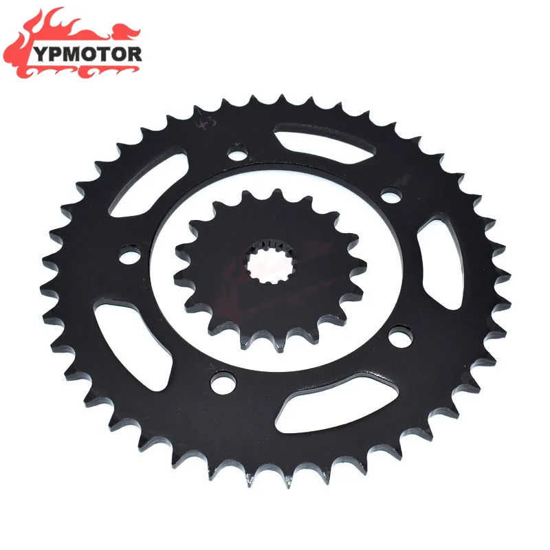 

GSXR 600 750 Sport Bike Front & Rear Set 525-17T 525-43T Chain Sprocket Gear For SUZUKI GSX-R600 GSX-R750 01-10 K1 K4 K6 K8