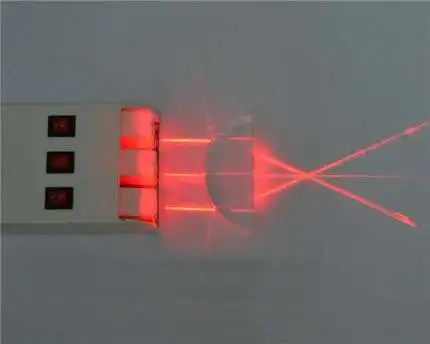 Optical experiment equipment accessories Optical lens Semi-circular glass brick Student experiment