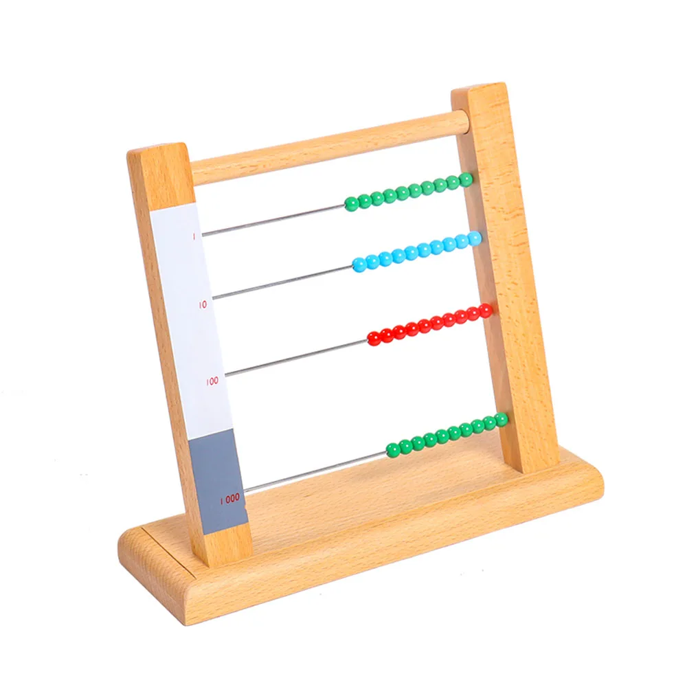 モンテッソーリ小さなビーズフレームモンテッソーリ数学数学おもちゃ教育就学前の学習材料