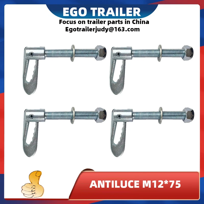 EGO 4pcs anti Luce  ANTILOOSE M12 x 75mm Drop Catch Tail Gate  Fasteners - Bolt-On Type RV parts