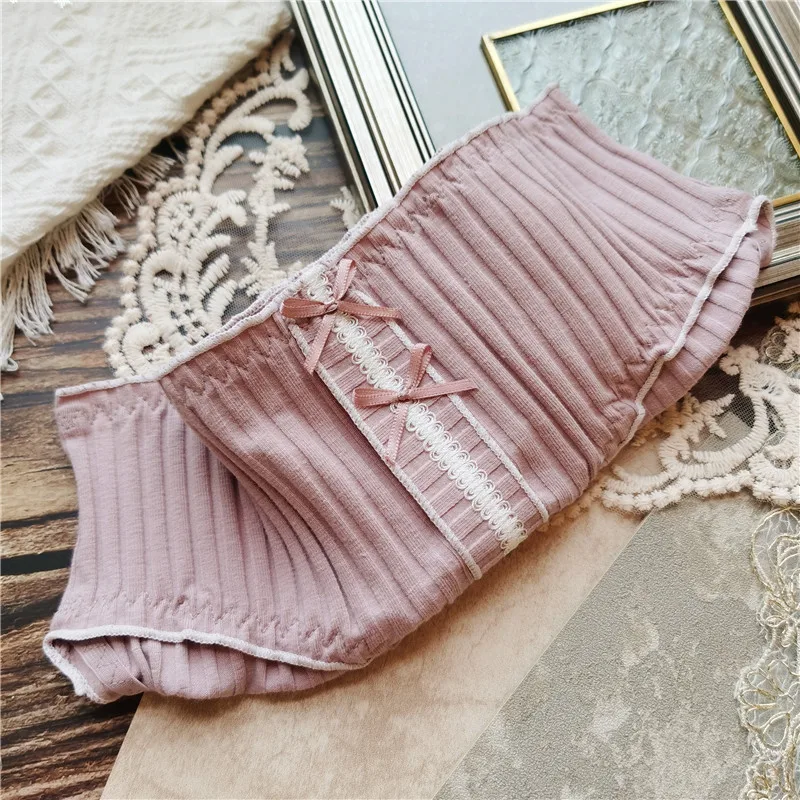 Sexy Lace Panties Women\'s Cotton Underwear Lovely Comfort Bow Briefs Low Waist Seamless Underpants female Sexy Lingerie