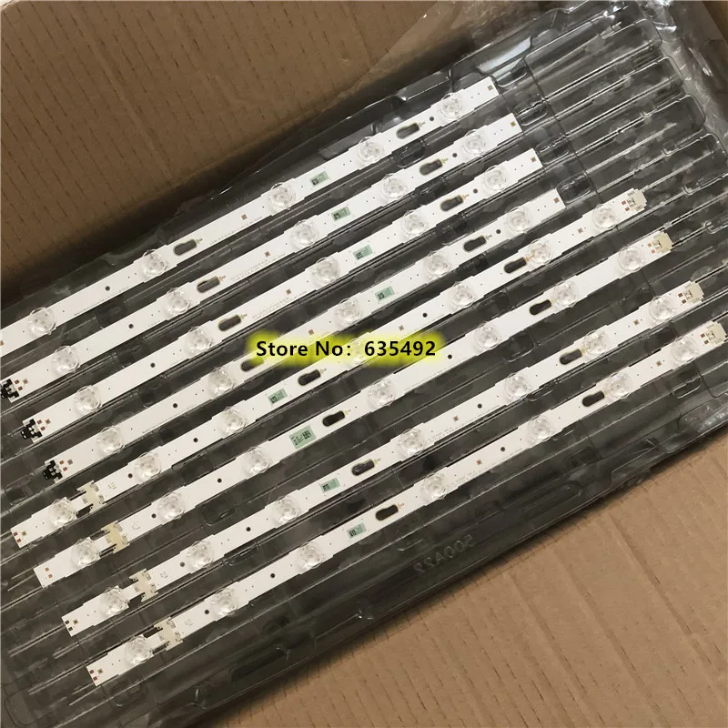 5 مجموعة = 40 قطعة LED قطاع V6DU-430DCA-R2 V6DU-430DCB-R2 BN96-41221A 41220A UE43KU6099 UE43KU7000 UN43KU6000 UN43KU6270 CY-GK043HGAV2