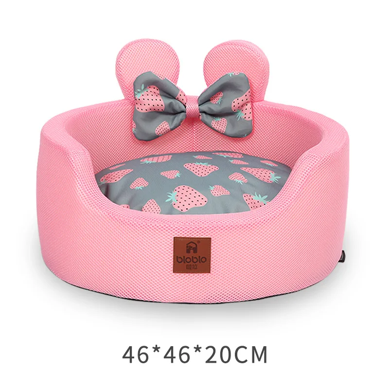 Lovely Pet Dog cuscino culla Nest Luxury Princess Bed House tenda traspirante impermeabile resistente al morso letti per cani gatto forniture per