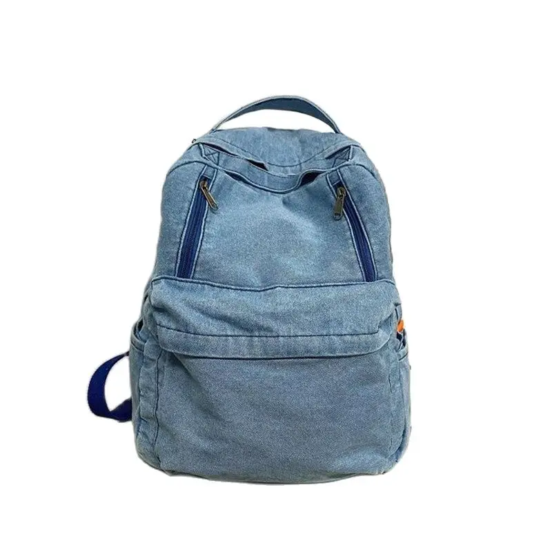 2023 High Quality Women Denim Backpack Casual Travel Bags Vintage School Bags For Girls Laptop Bags Drop Shipping