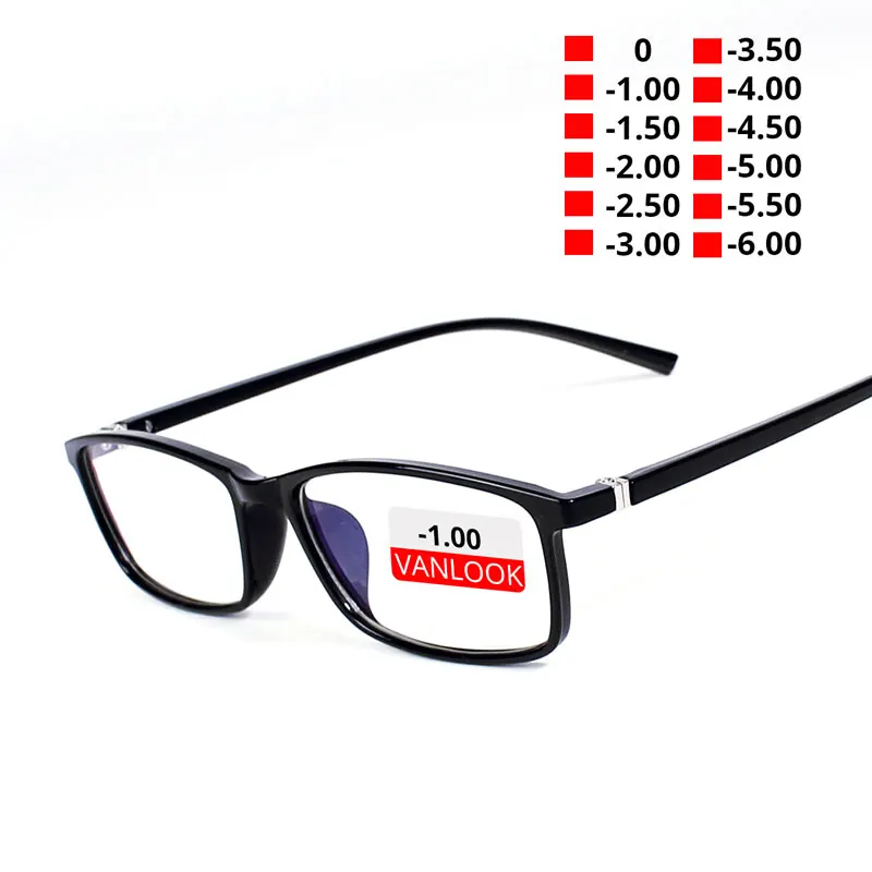 VANLOOK Fertig Myopie Gläser Frauen Männer Rahmen Brillen Dioptrien Transparente Optische Brillen Mode Brillen-1-1,5-6,00 – Detail 2