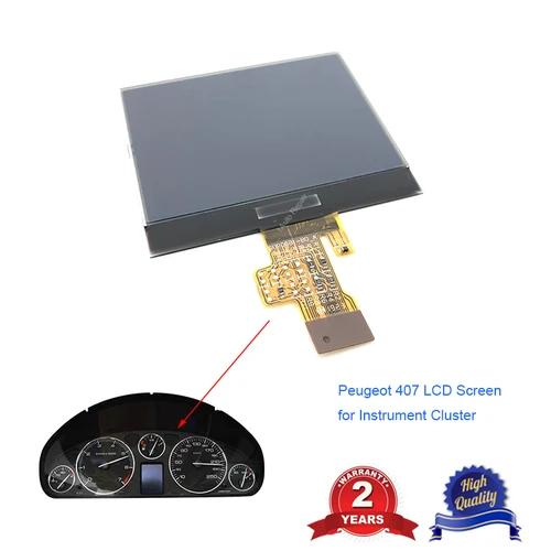 Imagen 2 del producto Pantalla LCD para Peugeot 407 407SW HDI pareja grupo de instrumentos tablero reparación de píxeles