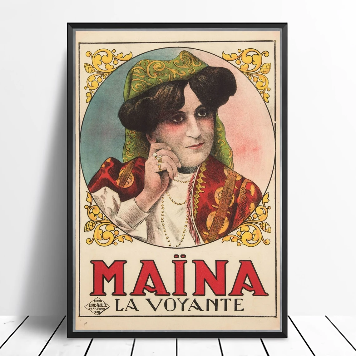 Maïna La Voyante  - Maina the Clairvoyant Poster Friends Show Decor TV series Friends Art Monica Apartment Poster Gift