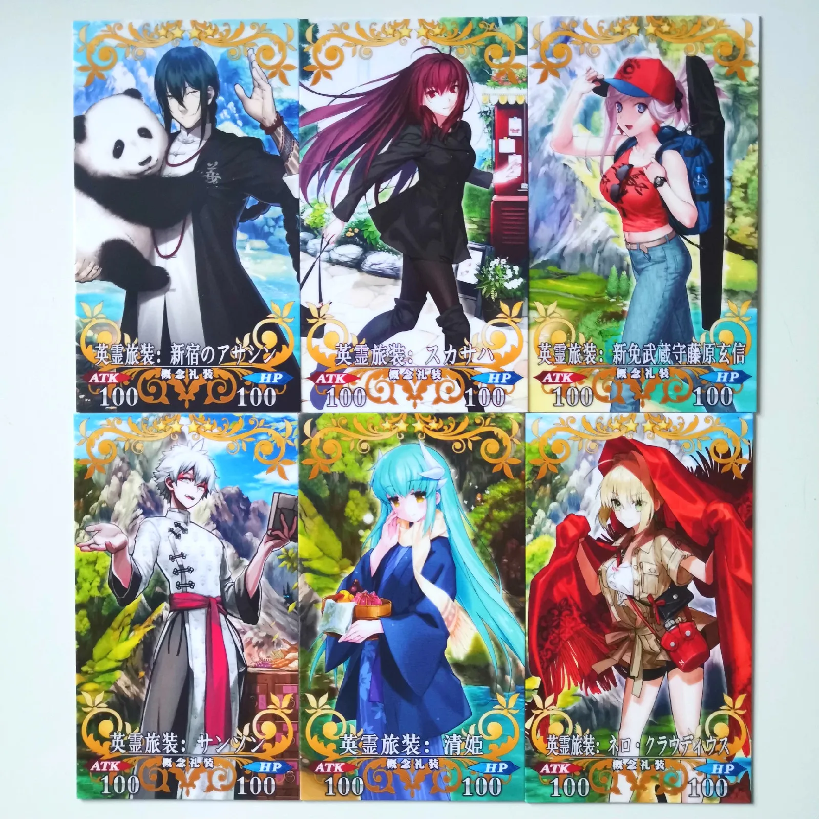 39pcs/set Fate/Grand Order FGO Toys Hobbies Hobby Collectibles Game Collection Anime Cards