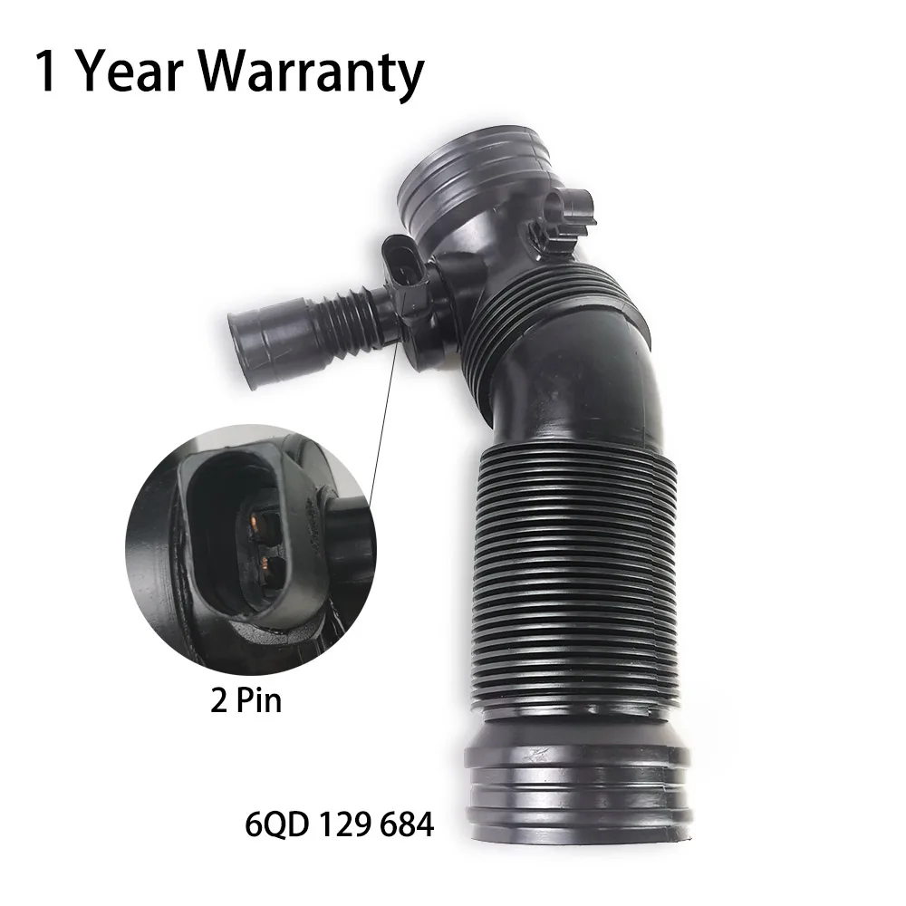 Car Engine Parts Air Intake Hose Pipe Exhaust Pipe Connecting pipe for VW POLO 1.6L  OE: 6QD129684 2002-2006