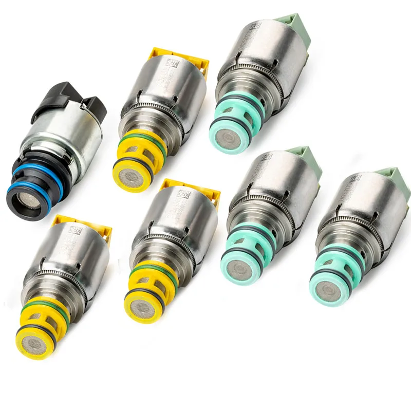 6T45E 6T40E 6T45 6T40 Transmission Shift Solenoid Valve 7PCS For Chevrolet Cruze Epica Lacetti Astra For Buick LaCrosse