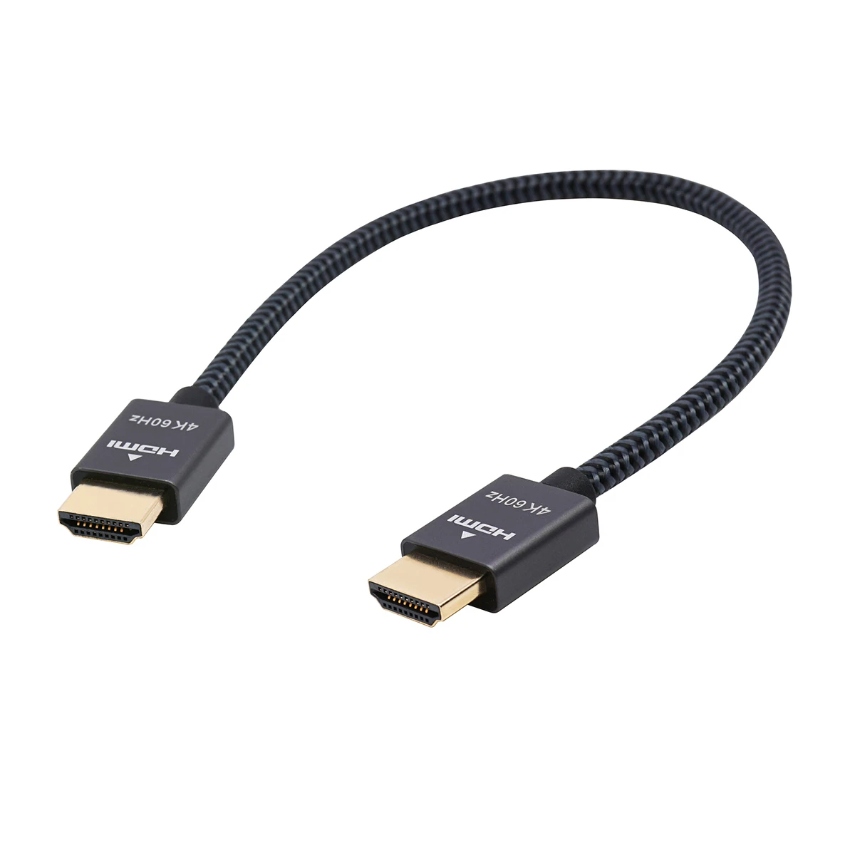 HD-2.0 Cable 1Ft 30cm HD-2.0v 2K 8k 4K 60Hz Short Cable With Braid And Alloy Shell HDMI-Compatible UHD TV Blu-ray Xbox PS4/3 PC