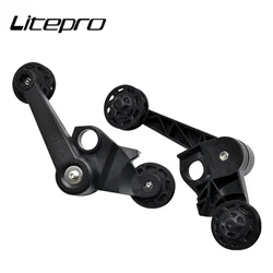 Folding Bike For Brompton Chain Tensioner Plastic Support 2/6 Speed Rear Derailleur Stabilizer Presser BMX Bicycle Chains