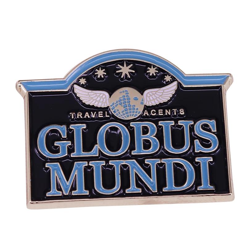 Globus Mundi enamel pin magic wizard addition