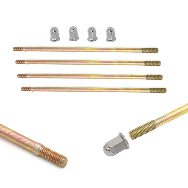 4 sztuk śruby cylindra śruby i nakrętki cylindra dla Honda Z50 CL70 SL70 XL70 S65 CRF50 CRF70