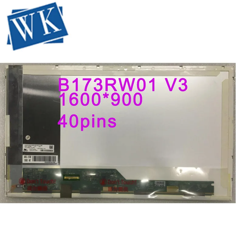 40PIN B173RW01 V.3 V3 V.2 V.0 V.4 V.5 LP173WD1 N173O6-L02 LTN173KT01 CLAA173UA01A 40 pins 1600*900 17.3 LED Screen