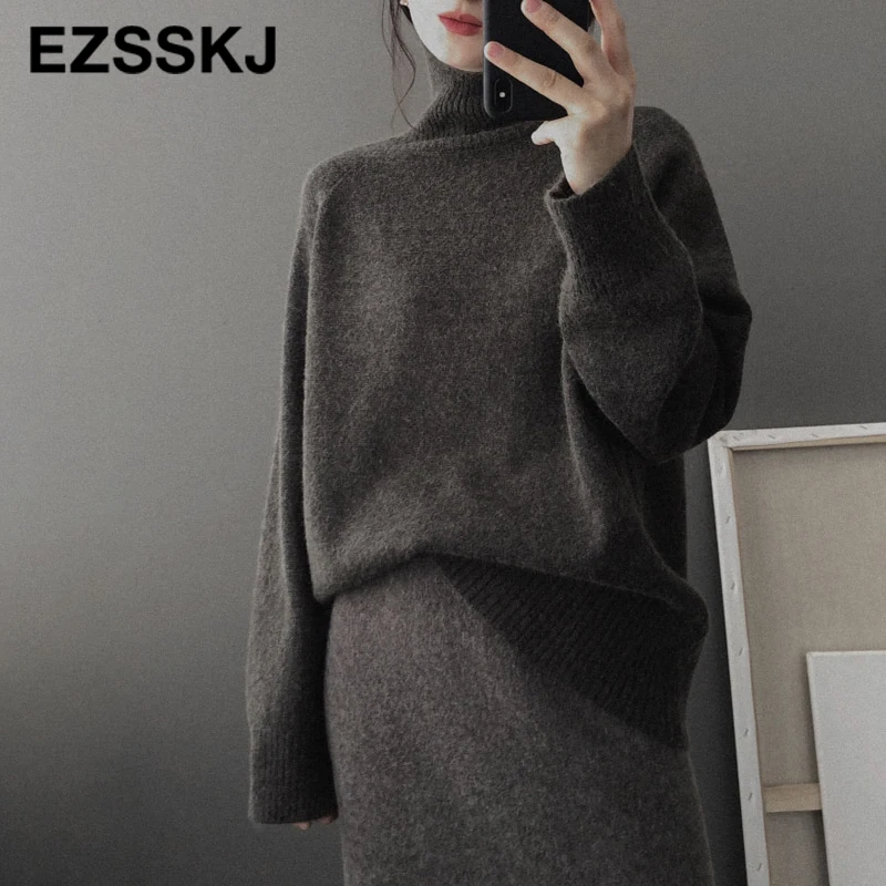 high neck gray