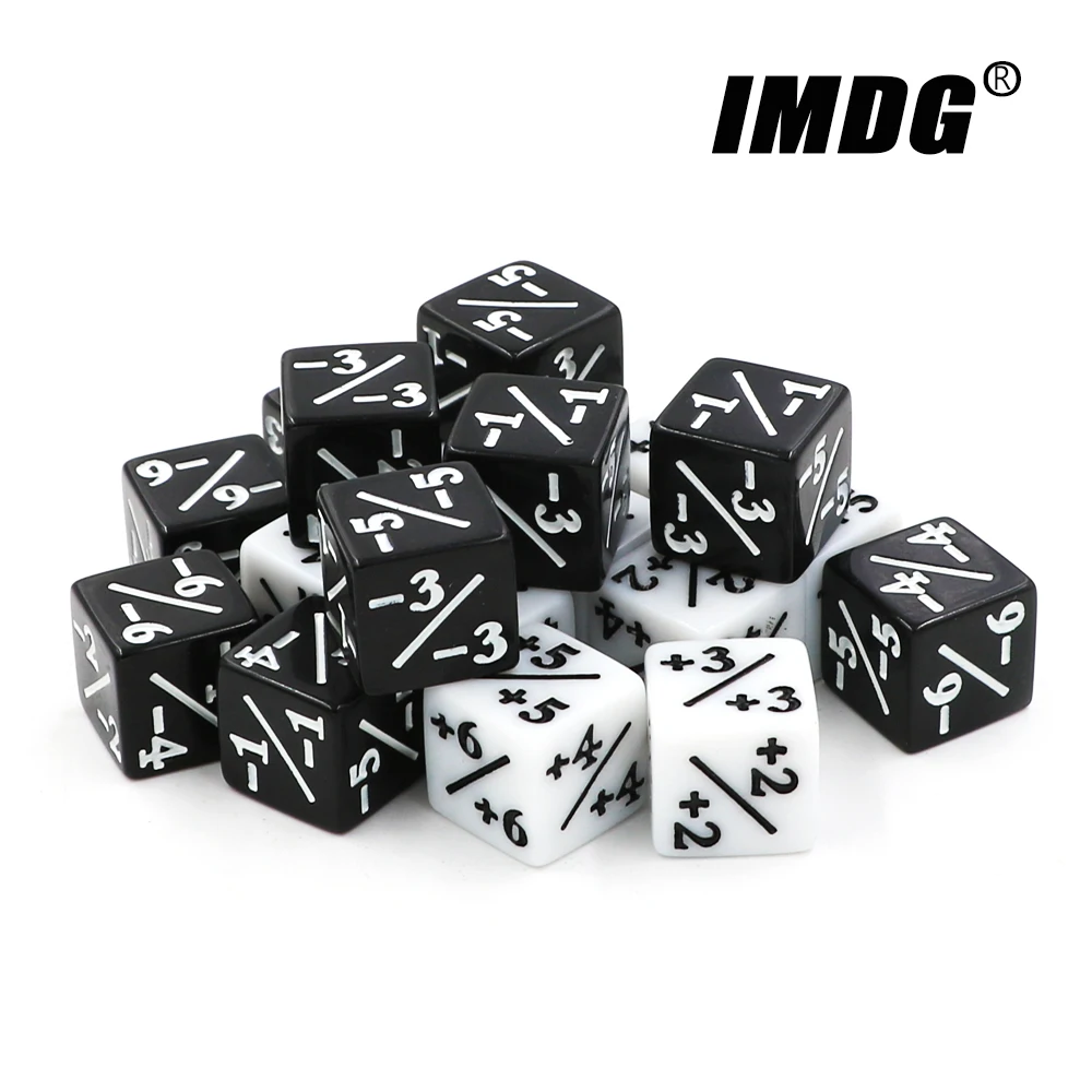 

10pcs/Pack New Digital Dice Square Corner D6 Addition Subtraction + - Number Mathematical Symbol Teaching Numeral Cubes