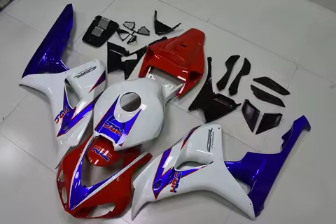 Fireblade 06 Abs Fairing CBR1000RR 2006 Plastic Fairings Fireblade 2006 - 2007 Body Kits White Red Blue unpainted