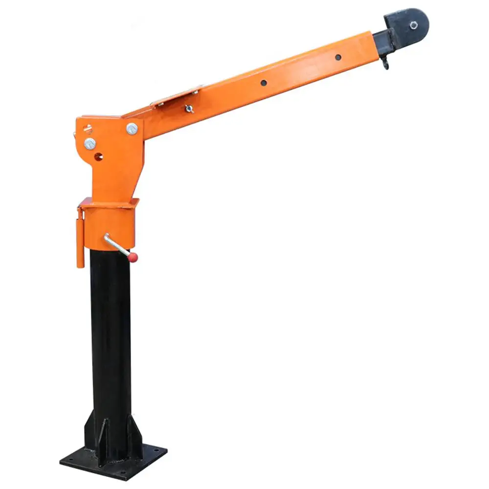 500KG Household Electric Hoist Crane  Truck Crane Car Lifting Crane Machine With Remoting Control 12V/24V 3000lbs motor