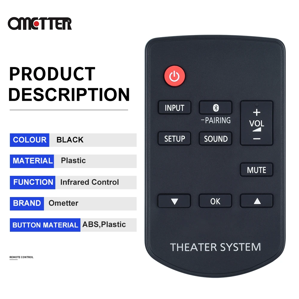 N2qayc000098パナソニックホームシアターサウンドシステムプレーヤーコントローラーSC-HTB580 SC-HTB690に適したリモコン