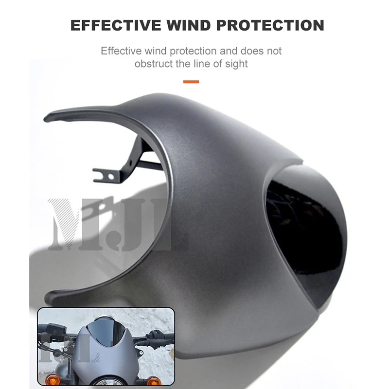 Fairing Windscreen Cover Headlight Cover with bracket For Harley Street rod XG750 XG500