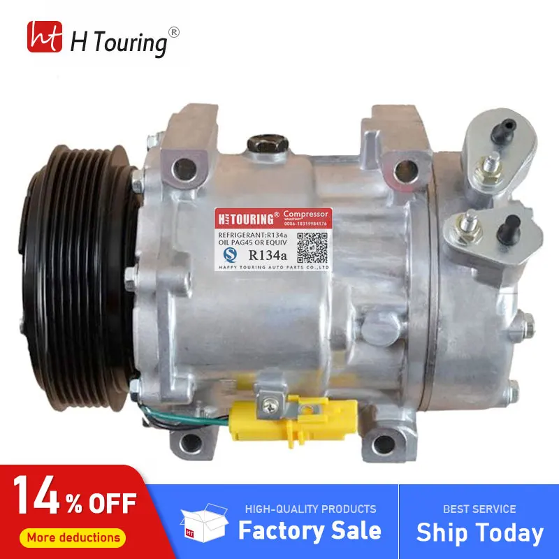 SD7V16 Auto AC Compressor for CITROEN C5 C8 Xsara Picasso 71793792 71792087 71789360 9659232180 9672865680 9683061880 6453.NK