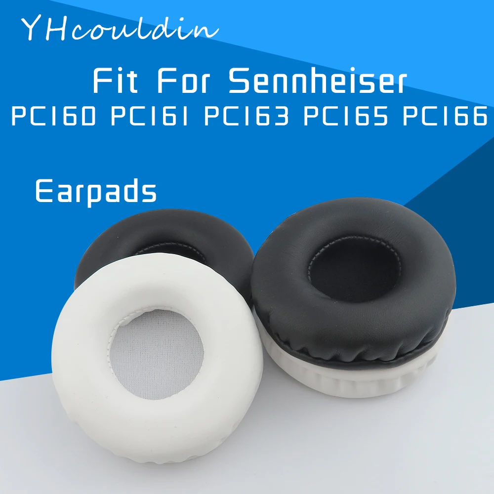 YHcouldin Earpads For Sennheiser PC160 PC161 PC163 PC165 PC166 Headphone Accessaries Replacement Wrinkled Leather