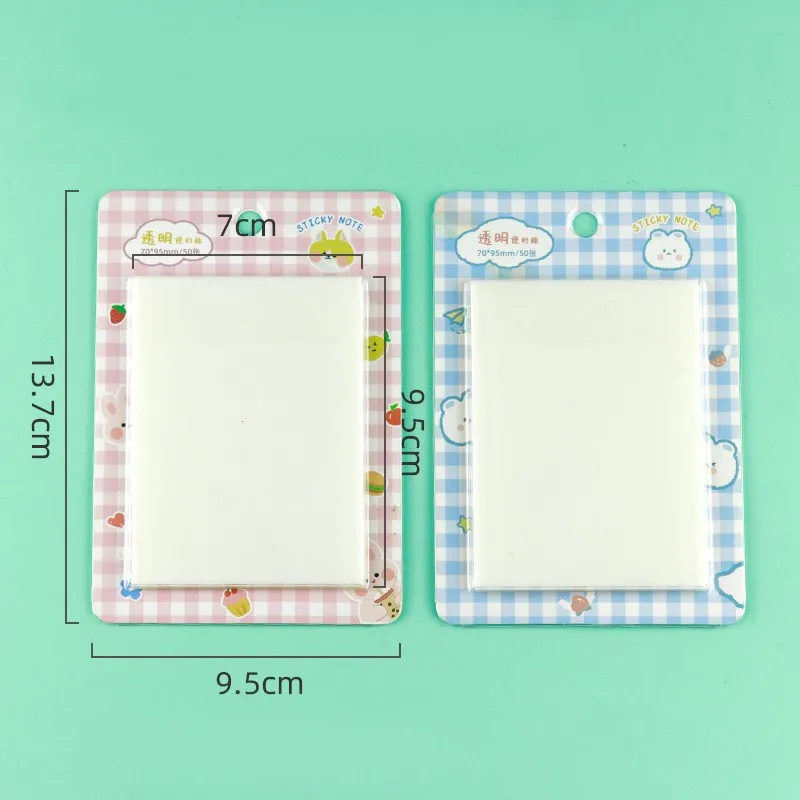 New Transparent Sticky Notes With Scratches Stickers Sticky Simple And High Value Note Paper For Student Office Supplies