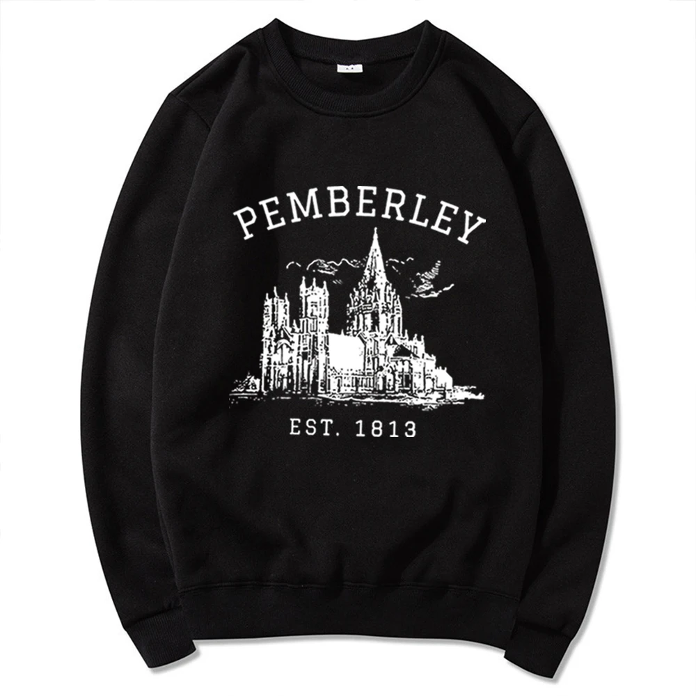 Pemberley 1813 Sweatshirt Unisex Jane Austen Shirt Pride and Prejudice Shirt Bookish Sweatshirt Graphic Tee Jane Austen Gifts