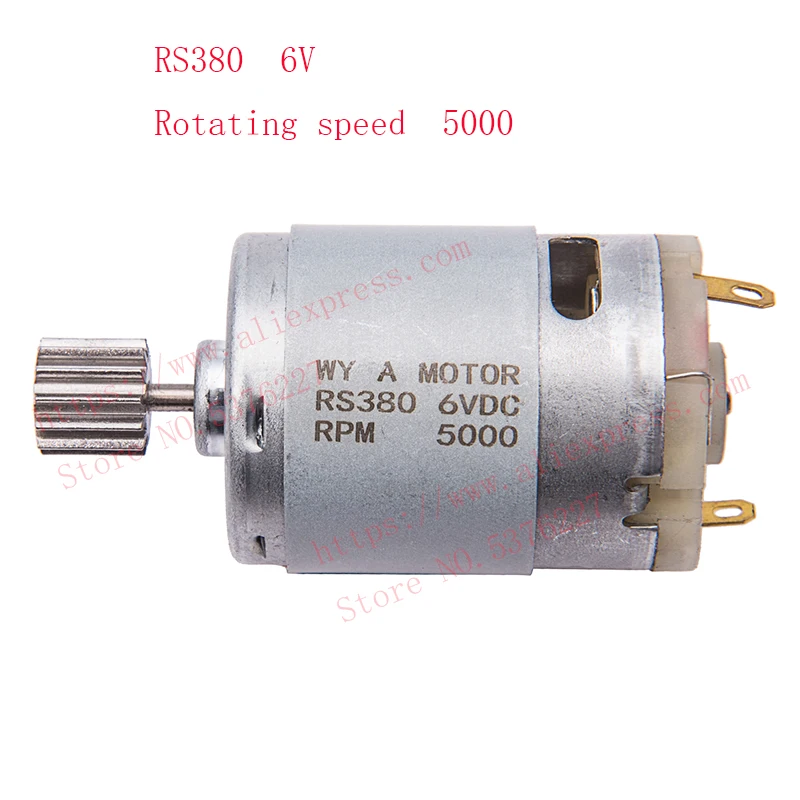 Electric Motor RS 380 6V  12V Motor Drive Engine Accessory Kids RC Car Children Ride on Toys Replacement Parts